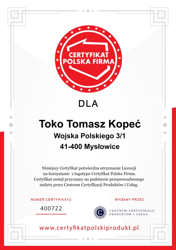 Certyfikat-Polska-Firma-TOKO-Tomasz-Kopec(2).jpg